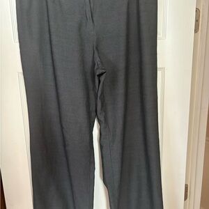 Gray black charcoal Wide-Leg Pants